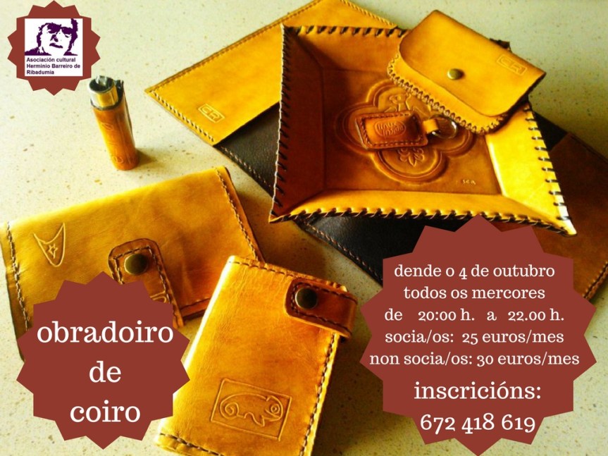 dende o 4 de outubrotodos os mercoresde 20-00 a 22.00sociaos- 25 eurosnon sociaos- 30 euros (1)