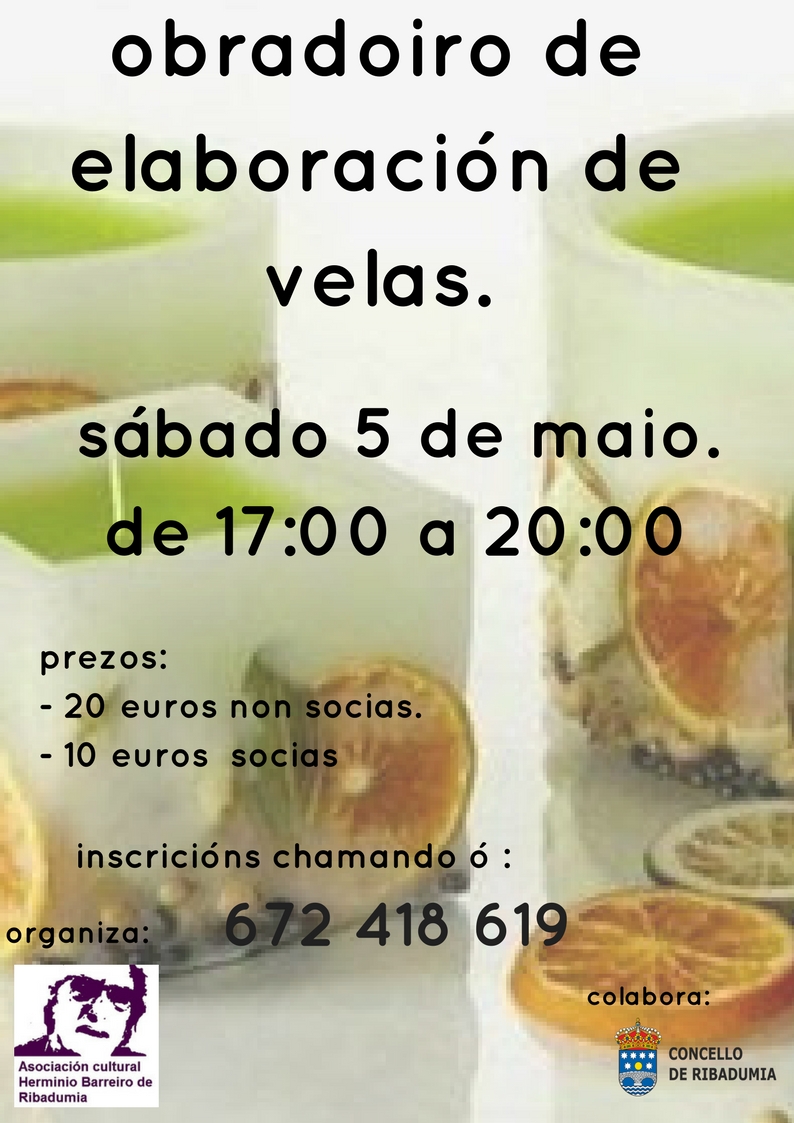 obradoiro de elaboracion de velas.