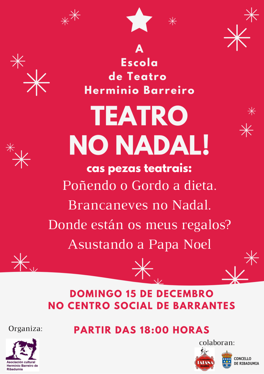 cartel tarde de teatro